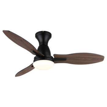 Ventilator de interior GALE - Art. 03671B, Globo, Negru/Lemn