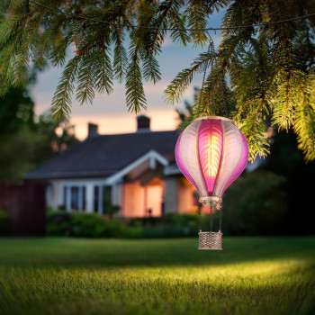 Glob solar balon - Art. 36136P, Globo, Roz