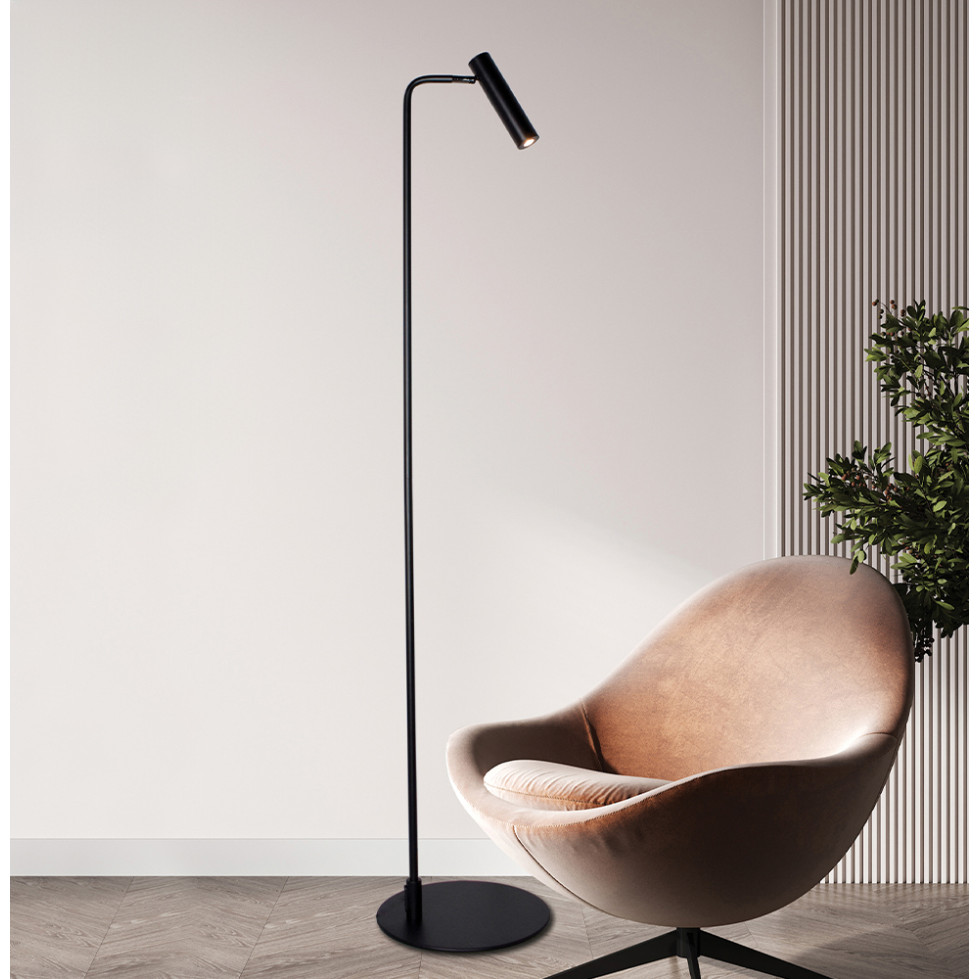 Lampadar de interior Clio - Art. 4287200, Viokef, Negru