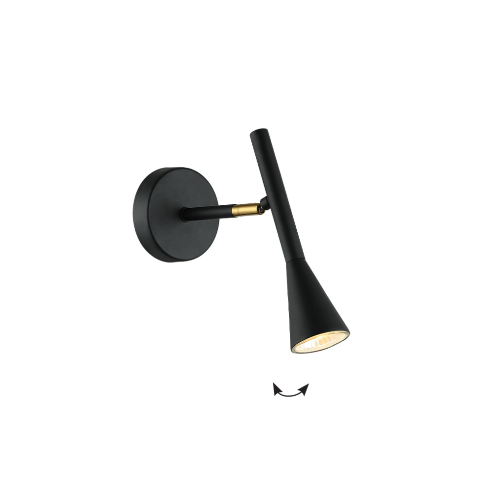 Aplică de interior Melody - Art. 4283700, Viokef, Negru