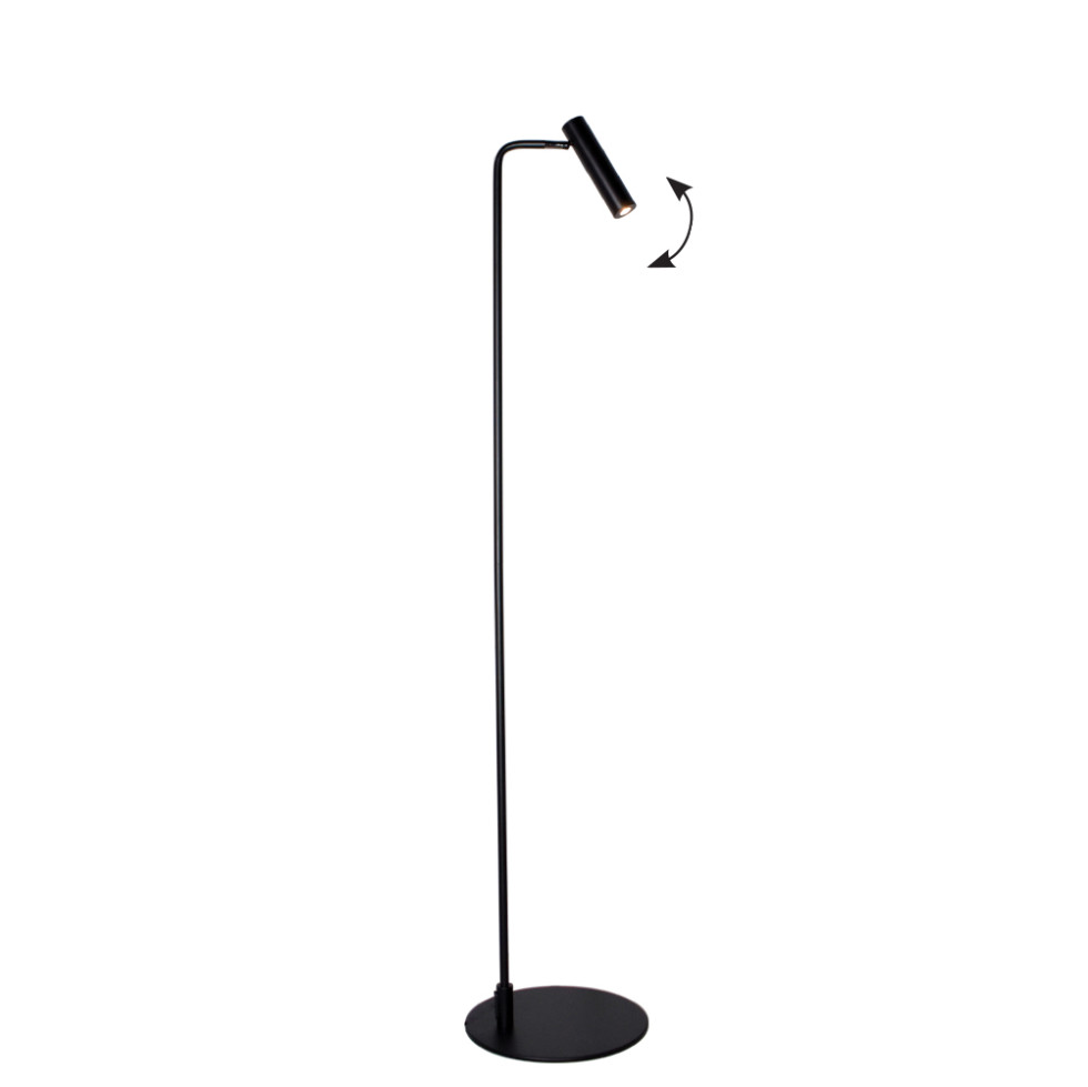 Lampadar de interior Clio - Art. 4287200, Viokef, Negru