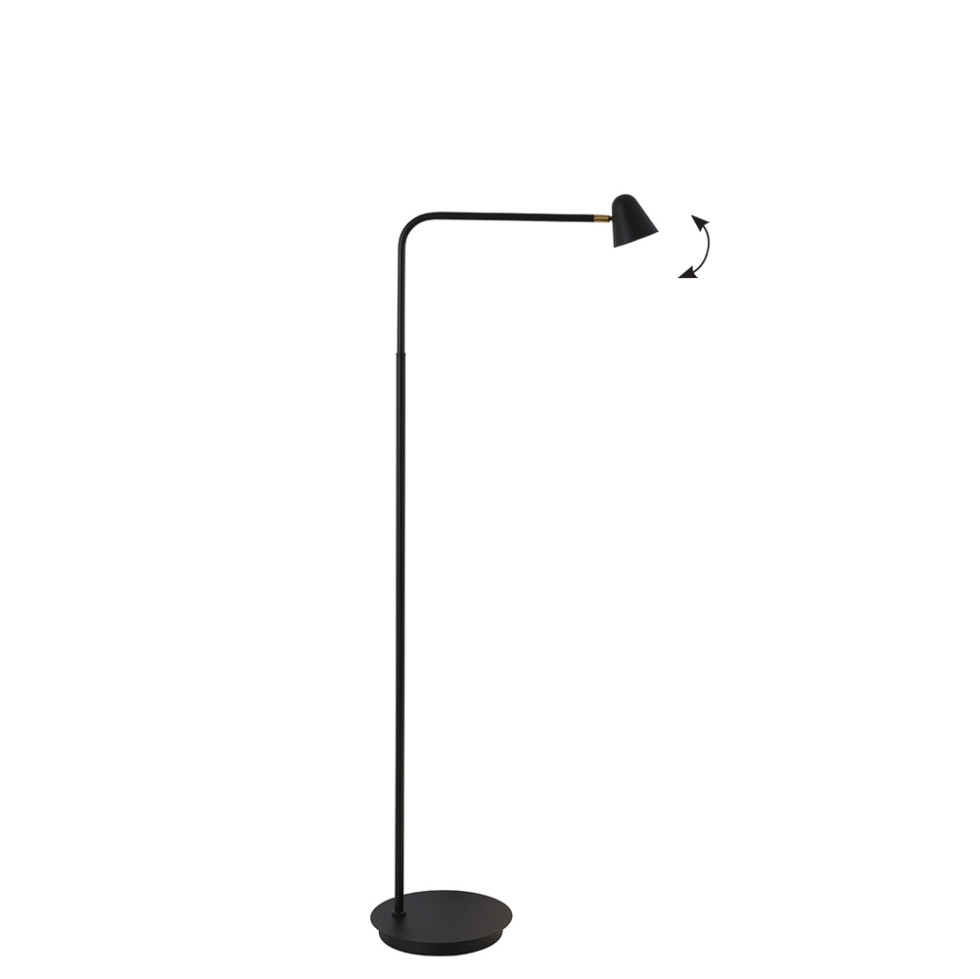 Lampadar de interior Enzo - Art. 4281000, Viokef, Negru