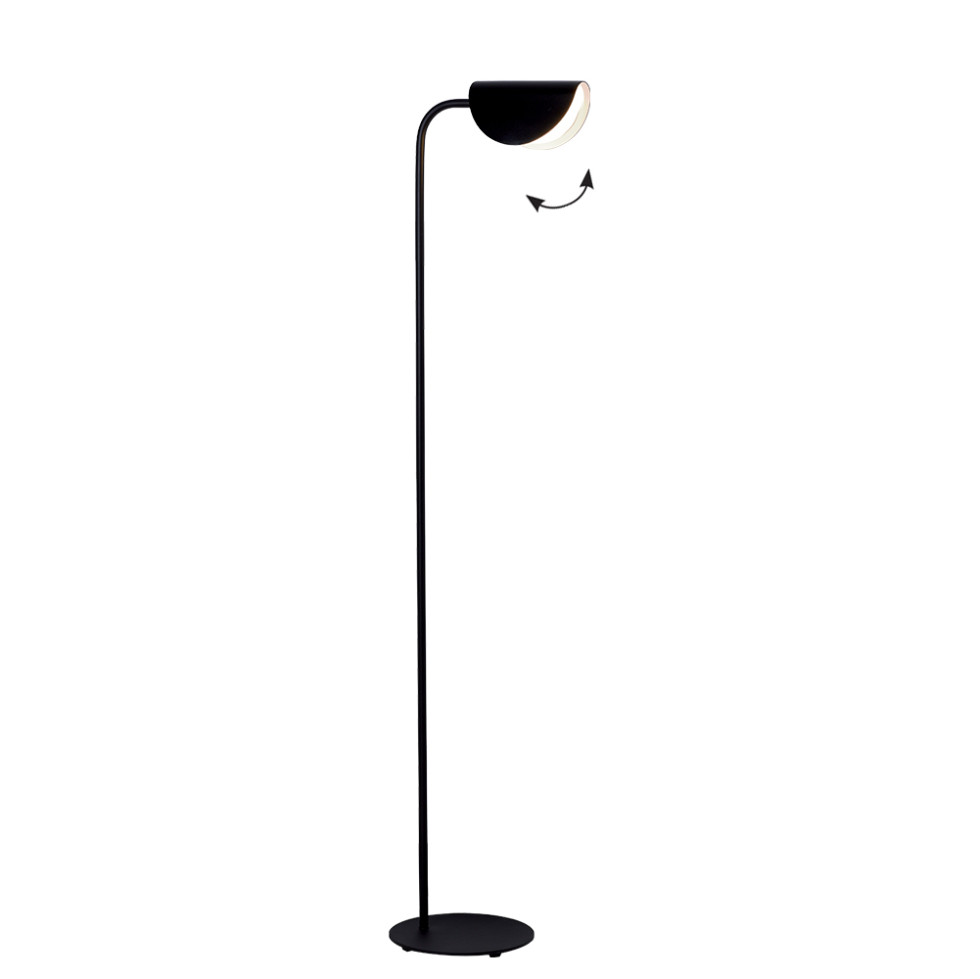 Lampadar de interior Ada - Art. 4248400, Viokef, Negru