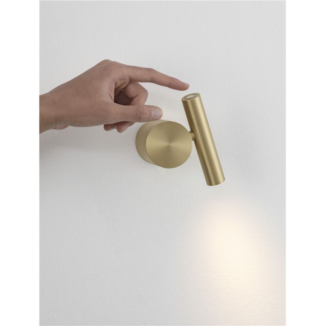 Aplică de interior Ciclo dimmabil - Art. 9540285, Nova Luce, Auriu
