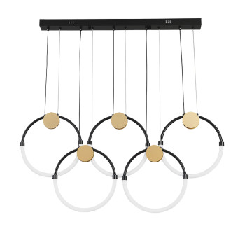Suspensie de interior Briana - Art. 4315000, Viokef, Auriu/Alb/Negru