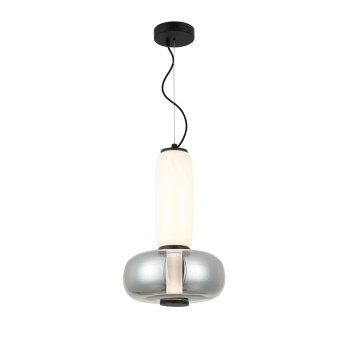 Pendul de interior Avery - Art. 4302500, Viokef, Fumuriu/Alb/Negru