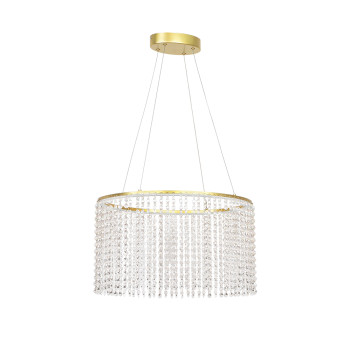 Candelabru de interior Sol - Art. 4306200, Viokef, Auriu/Transparent
