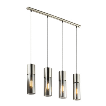 Suspensie de interior ANNIKA - Art. 21000-4HN, Globo, Nichel/Fumuriu