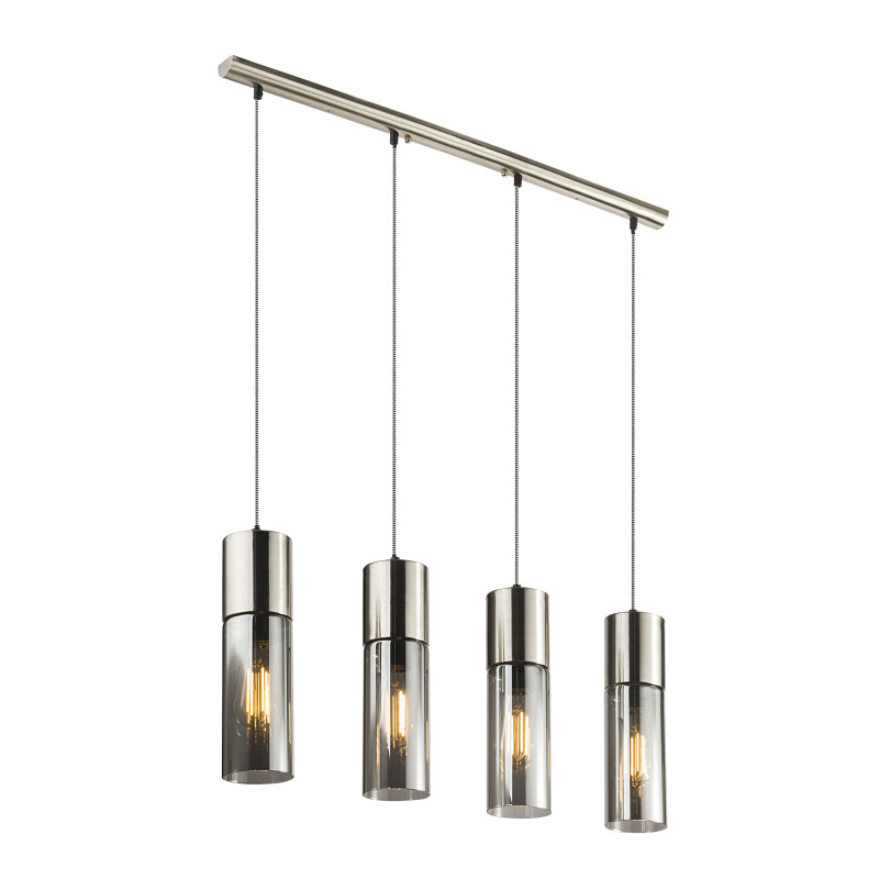 Suspensie de interior ANNIKA - Art. 21000-4HN, Globo, Nichel/Fumuriu