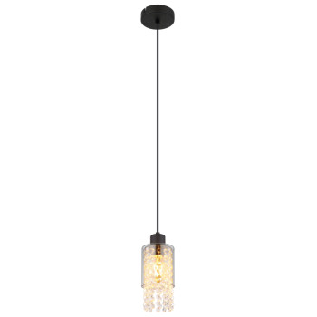 Pendul de interior BACKEY - Art. 15799H, Globo, Fumuriu/Negru