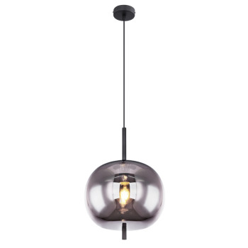 Suspensie de interior BLACKY - Art. 15345H1, Globo, Negru/Fumuriu