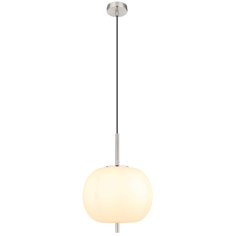 Suspensie de interior BLACKY I - Art. 15345H1NO, Globo, Alb/Nichel