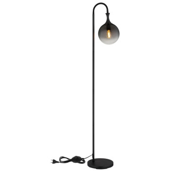 Lampadar de interior DALTON - Art. 15885S, Globo, Negru