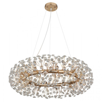 Lustra Globo Katrina, auriu, cristale K9, 20xG9, D.80 cm, 64135H3