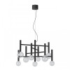 Lustra Redo Bolla, negru mat, LED CCT, 42W, 3212 lumeni, 2700K/3000K, D.65 cm, 01-4557