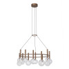 Lustra Redo Bolla, cafeniu mat, LED CCT, 53W, 4230 lumeni, 2700K/3000K, D.84 cm, 01-4784