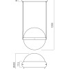 Pendul de interior ATLAS – Art. 01-4374, Redo, Alama Aurie