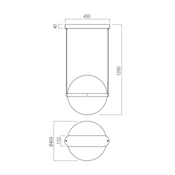 Pendul de interior ATLAS – Art. 01-4374, Redo, Alama Aurie