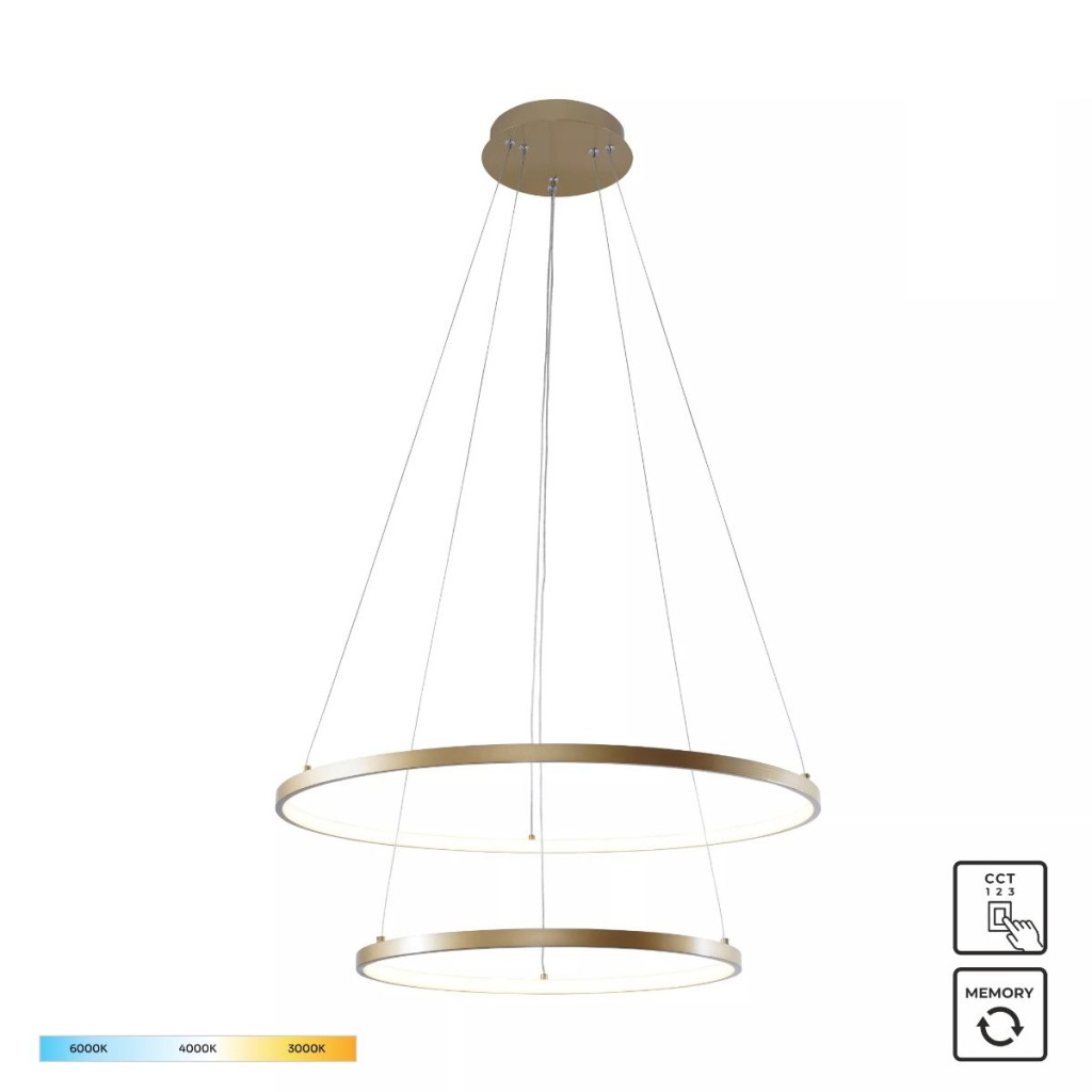 Suspensie de interior BRENO - Art. 18140GD-2, Zuma Line, Auriu