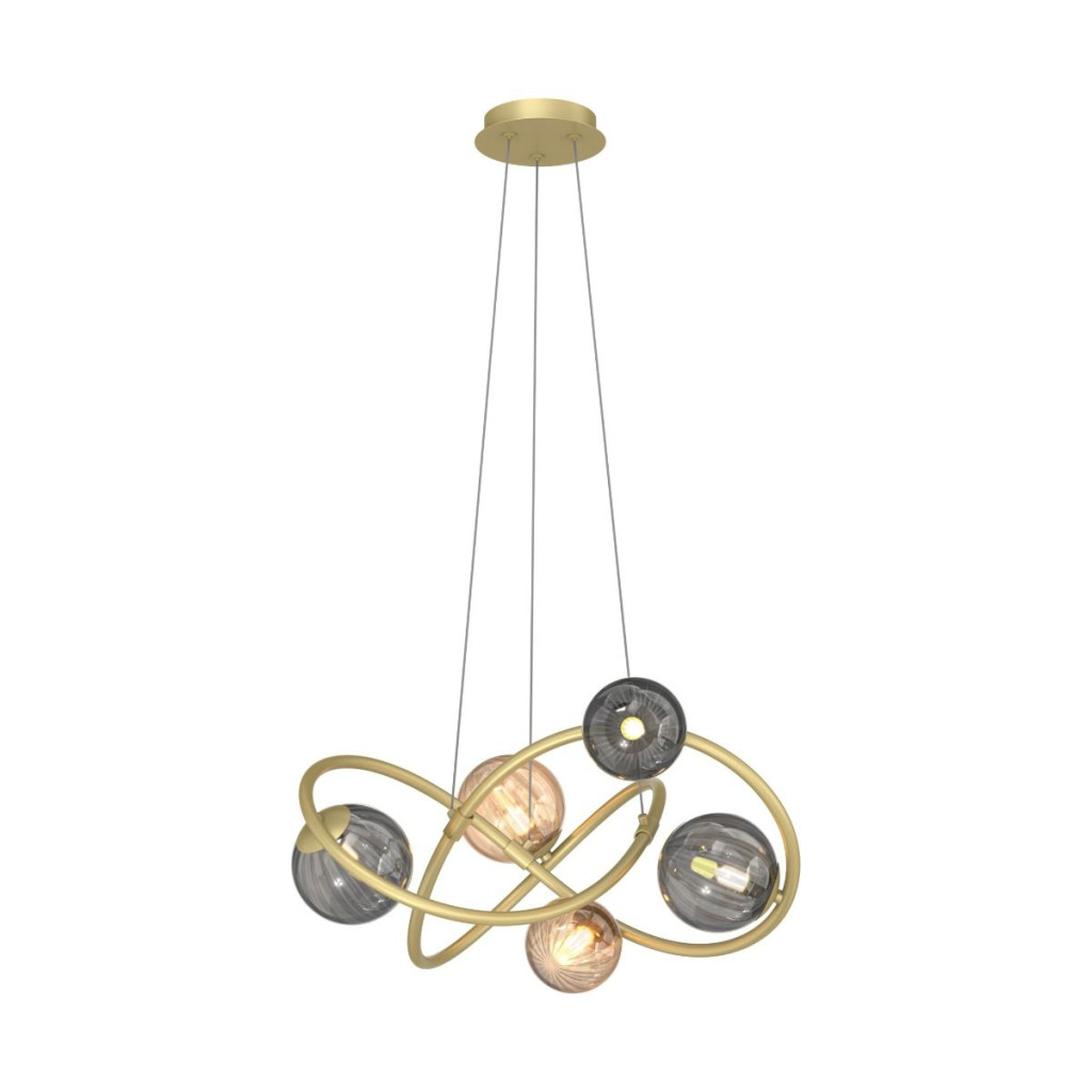 Suspensie de interior ARLON - Art. MD4922-5-EGBDN, Zuma Line, Negru