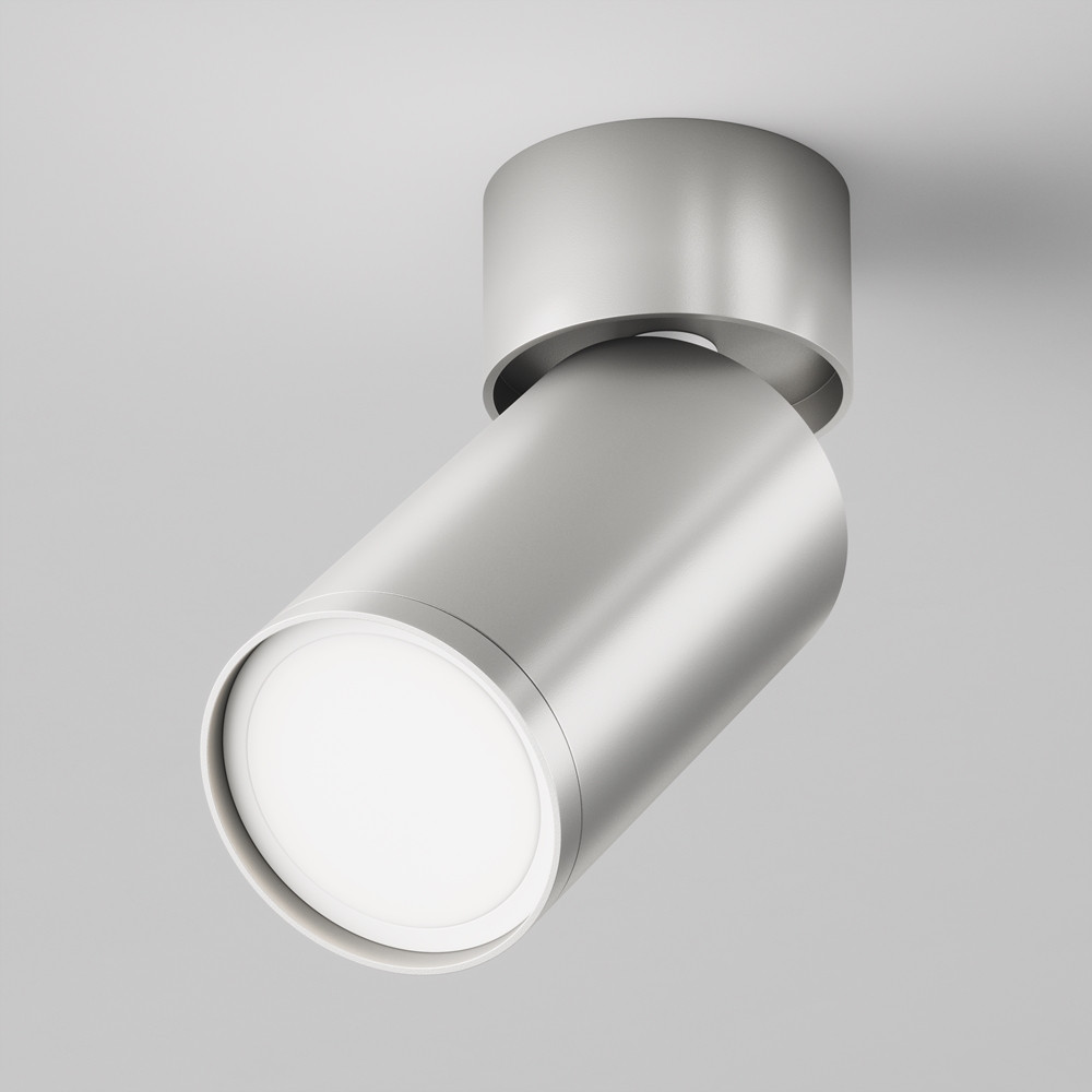 Spot aplicat FOCUS S - Art. C050CL-U-1S, Maytoni, Argintiu mat