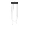 Lustra Nova Luce Topaz, negru mat, LED, 40W, 2800 lumeni, 3000K, D.41 cm, 9100151