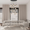 Lustra Nova Luce Alicia, negru mat, LED, 90W, 5670 lumeni, alb cald 3000K, D.63 cm, 9124116