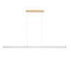 Suspensie Nova Luce Pheme, auriu, LED, 21W, 1470 lumeni, alb cald 3000K, L.151 cm, 9214130