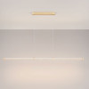 Suspensie Nova Luce Pheme, auriu, LED, 21W, 1470 lumeni, alb cald 3000K, L.151 cm, 9214130