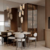 Lustra Nova Luce Lucien, auriu, LED, 34W, 2260 lumeni, alb cald 3000K, D.30 cm, 9214202