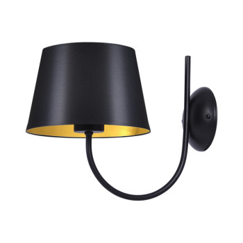 Aplică de interior K-4337 - SASTO, Kaja Lighting, Negru/Auriu