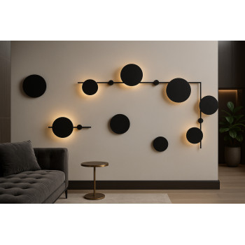 Aplică de interior K-4638 - REGA, Kaja Lighting, Negru