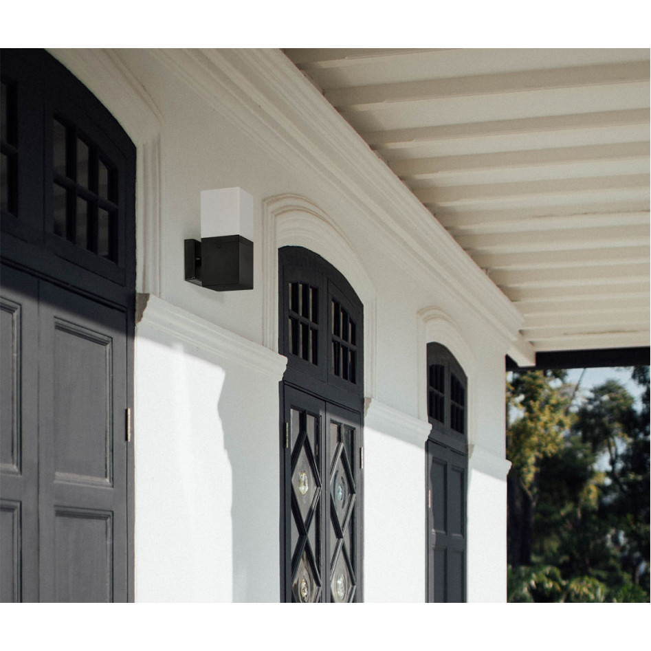 Aplică de exterior K-8140 - GENEVA, Kaja Lighting, Negru/Alb