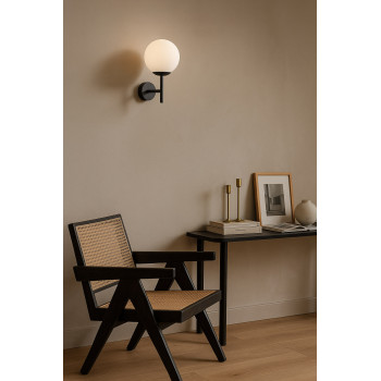 Aplică de interior K-4884 - FARO, Kaja Lighting, Negru/Alb mat