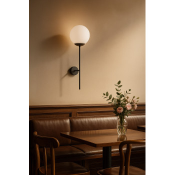 Aplică de interior K-4926 - SAVOY, Kaja Lighting, Negru/Alb mat
