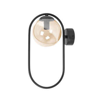 Aplică de interior K-5125 - VENTA, Kaja Lighting, Chihlimbar/Negru
