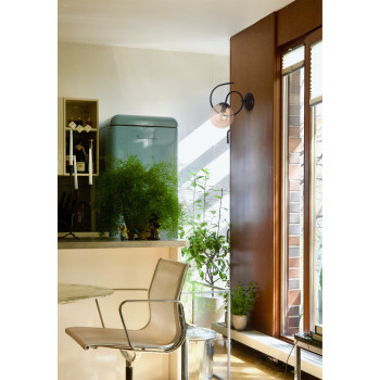 Aplică de interior K-5128 - FLORO, Kaja Lighting, Chihlimbar/Negru