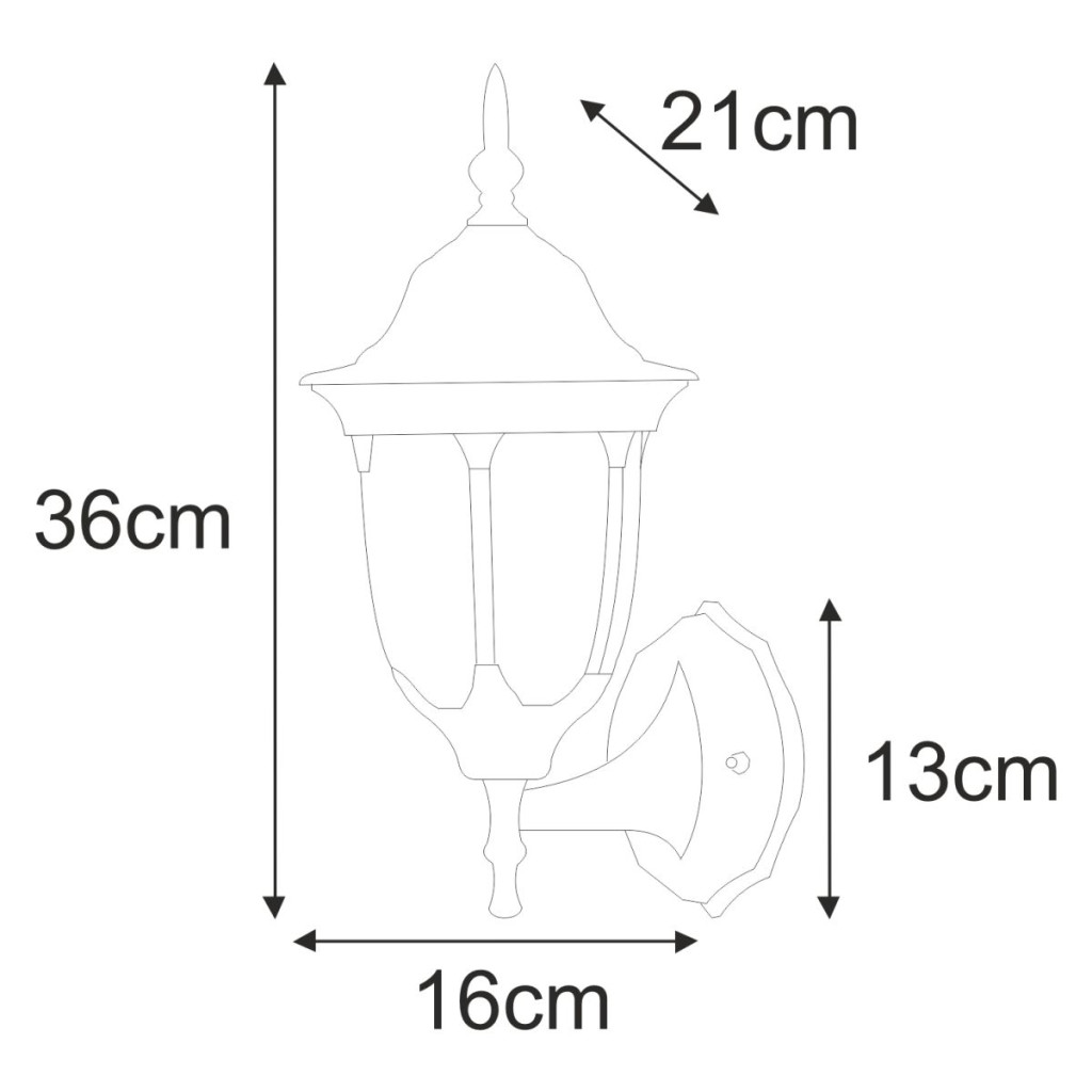 Aplică de exterior K-5007A/N BLACK - VASCO, Kaja Lighting, Negru