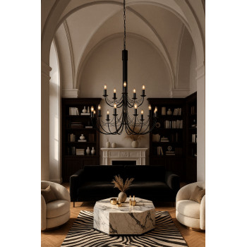 Candelabru de interior K-3523 - PERSEO, Kaja Lighting, Negru