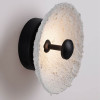 Aplica Nova Luce Velina, aspect piatra alba, LED, 5W, 310 lumeni, 3000K, D.20 cm, 9070633