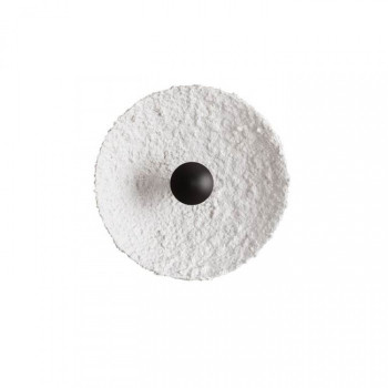 Aplica Nova Luce Velina, aspect piatra alba, LED, 5W, 310 lumeni, 3000K, D.20 cm, 9070633