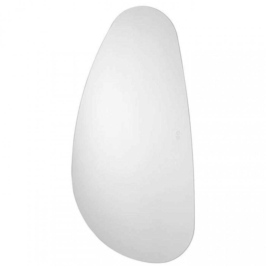 Oglinda pentru baie Lorin, forma organica, LED, 52W, 966 lumeni, alb cald 3000K, IP44, 9006115