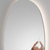 Oglinda pentru baie Lorin, forma organica, LED, 37W, 754 lumeni, alb cald 3000K, IP44, 9006116