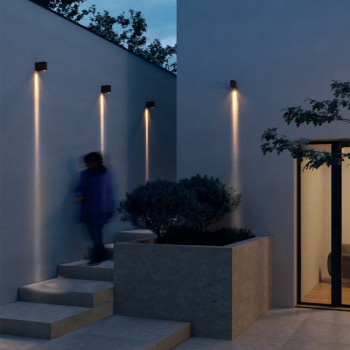 Aplica exterior Izar, corten, LED, 11W, 322 lumeni, alb cald 3000K, IP65, 90648