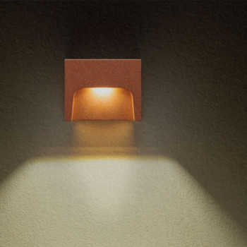 Aplica exterior tip steplight Sashi, teracota, LED, 6W, 336 lumeni, alb cald 3000K, IP65, 90996