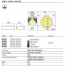 Aplica exterior Kant, alb mat, LED, 15W, 1081 lumeni, 2700K/3000K, IP65, 91025