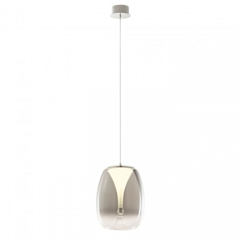 Suspensie Redo Drop, negru, LED, 15W, 1050 lumeni, alb cald 3000K, D.27 cm, 01-3630