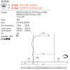 Suspensie Redo Dune, alama, LED, 48W, 2296 lumeni, alb cald 3000K, L.150 cm, 01-4301