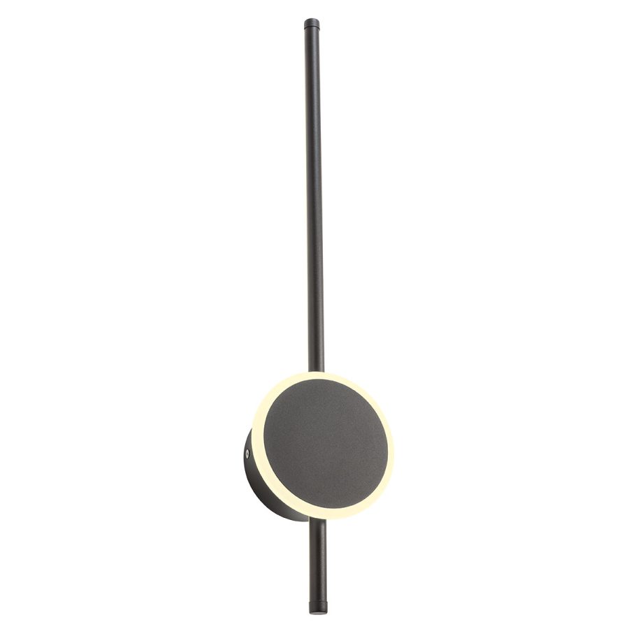 Aplică de interior Diaz - Art. 01-2701, Redo, LED, 12+6W IP20 3000K, Sand Black