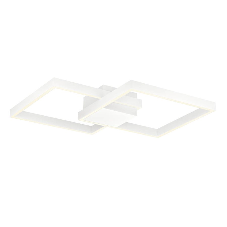 Plafonieră de interior Febe - Art. 01-2858, LED, Redo, SQ 56W 4000K D2*400 Sand White